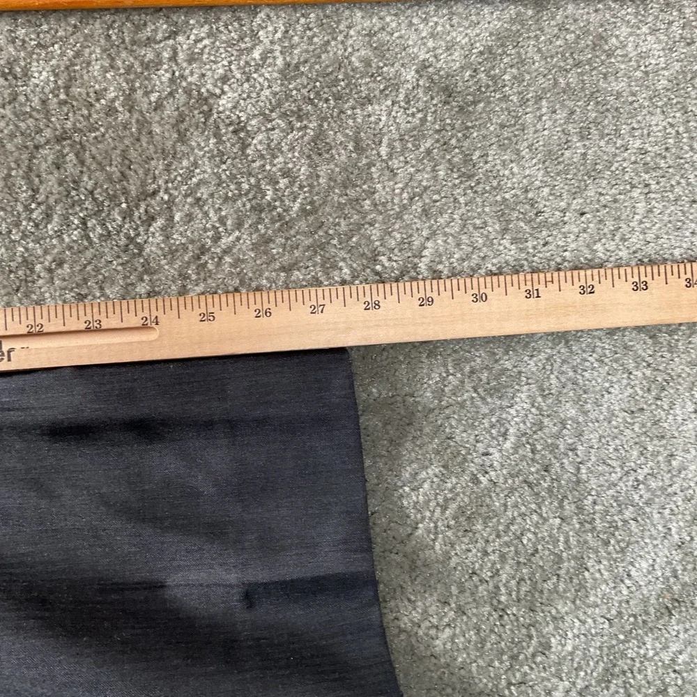 J, Hilburn 36x 27 Charcoal‎ Grey Flat Front Trouserburn lburn pants 100% wool